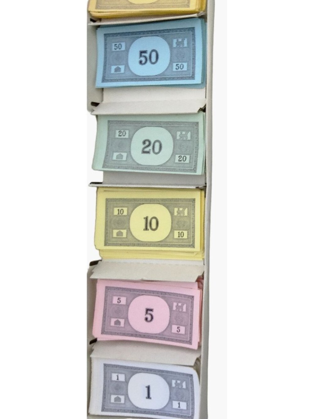 Parker Brothers Monopoly Game Original Cardboard Money tTay Vintage 1961 - Picture 3 of 4